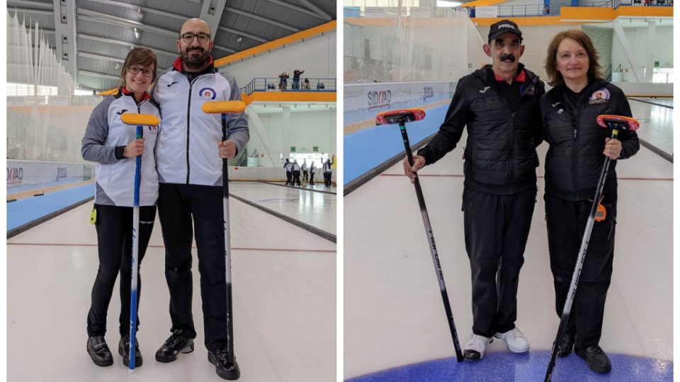 El Curling Club Hielo Jaca participa con dos equipos en el Campeonato de España de Dobles Mixtos