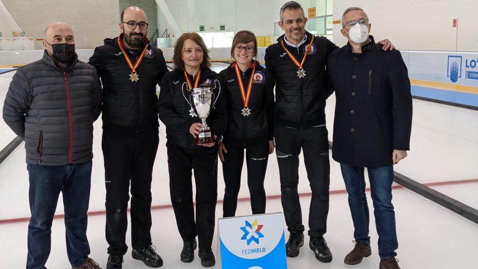 El Curling Club Hielo Jaca, subcampeón de España en la modalidad Mixta