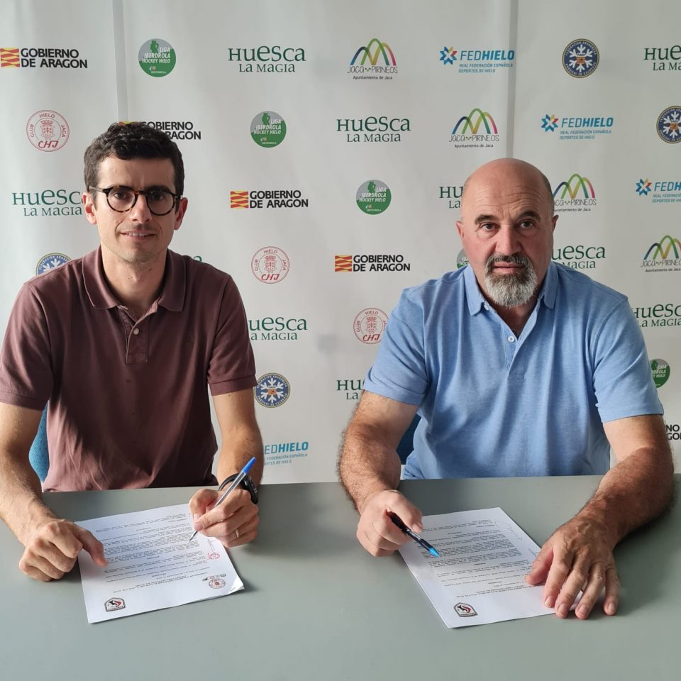Convenio de colaboración entre el Club Hielo Jaca y el Club Hockey Línea Zaragoza All Stars