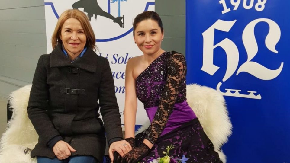 La patinadora Ángela Martín-Mora compite en Finlandia