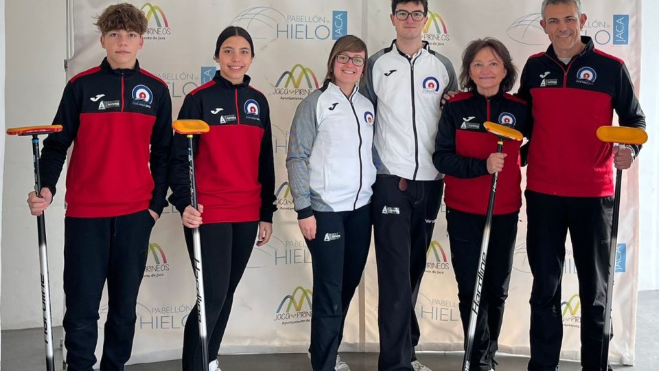 El Curling Club hielo Jaca compie en la Liga Española y en el Challenge Sénior